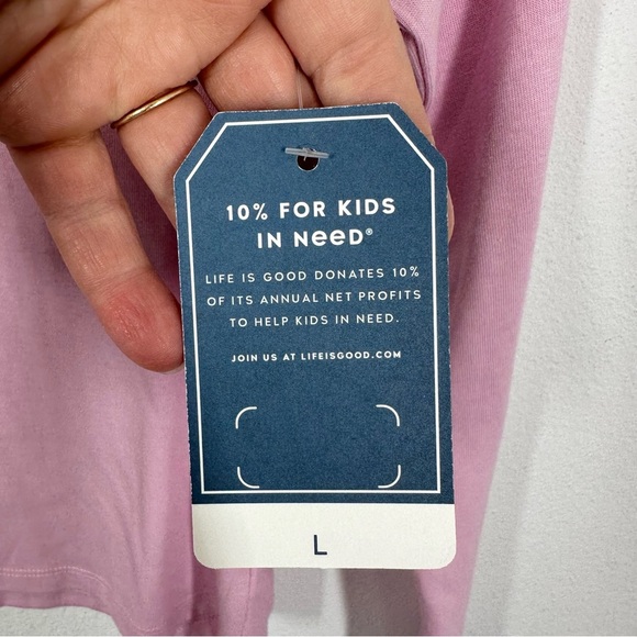 Life is Good Girls Pink Long Sleeve Ski Googles Ski Life Winter Mountains NWT - Picture 4 of 6